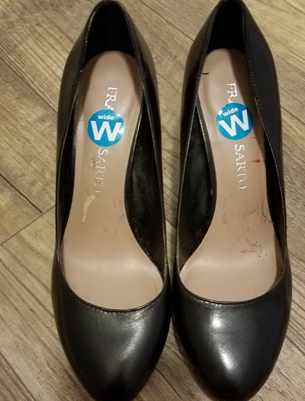 Franco Sarto Black Heels - Picture 3 of 6